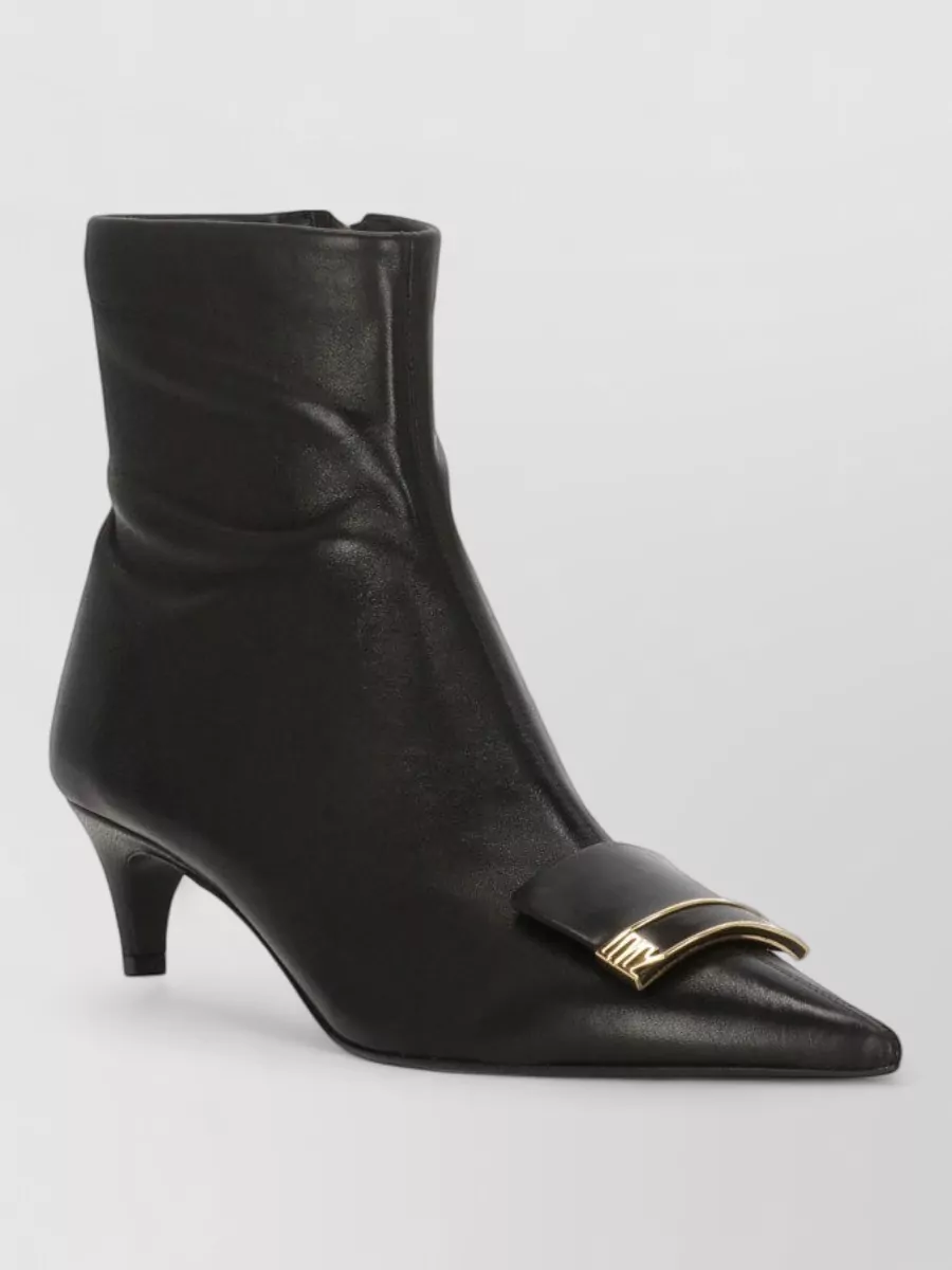 Sergio Rossi leather ankle boots