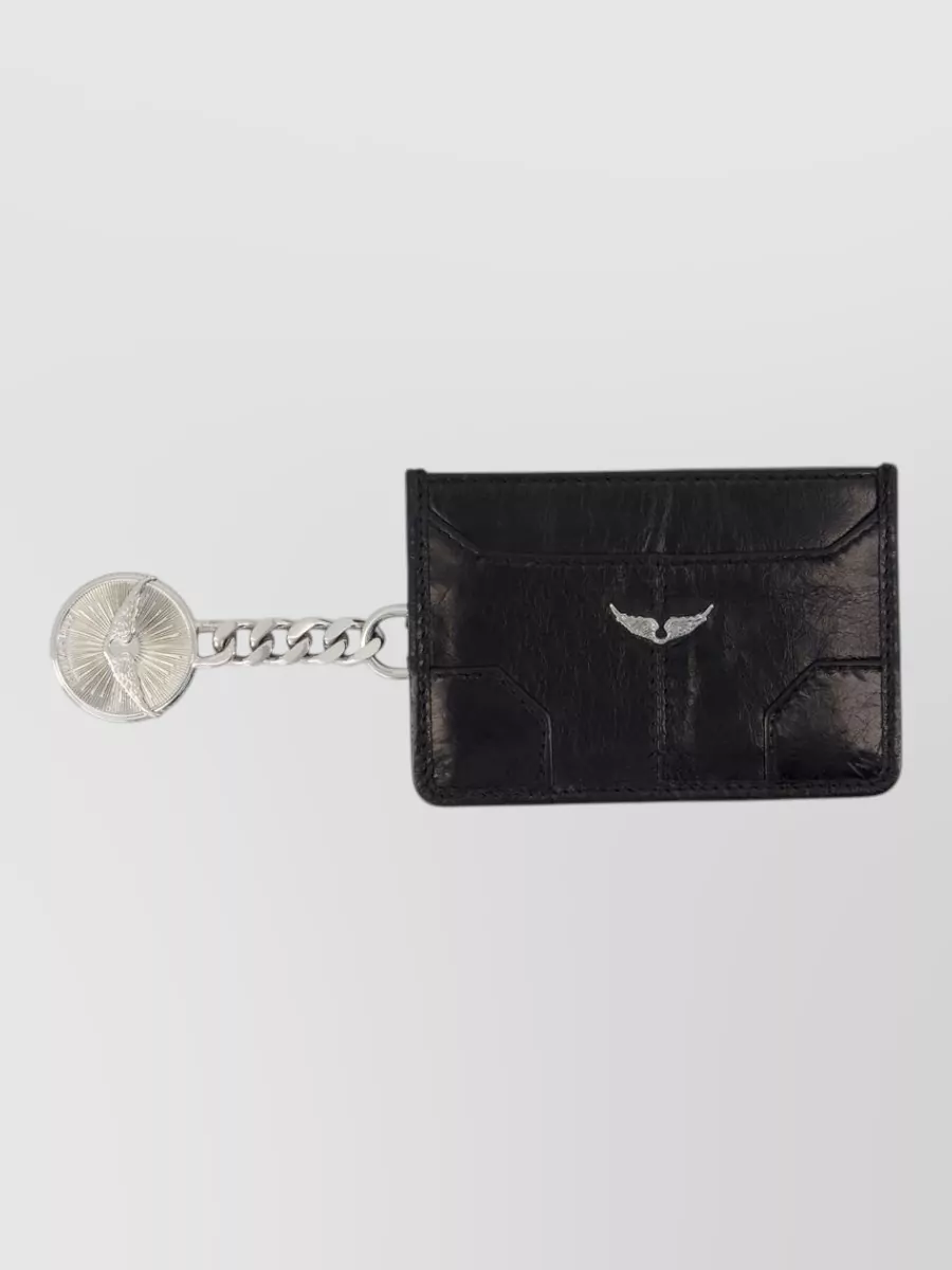 Zadig & Voltaire leather card holder