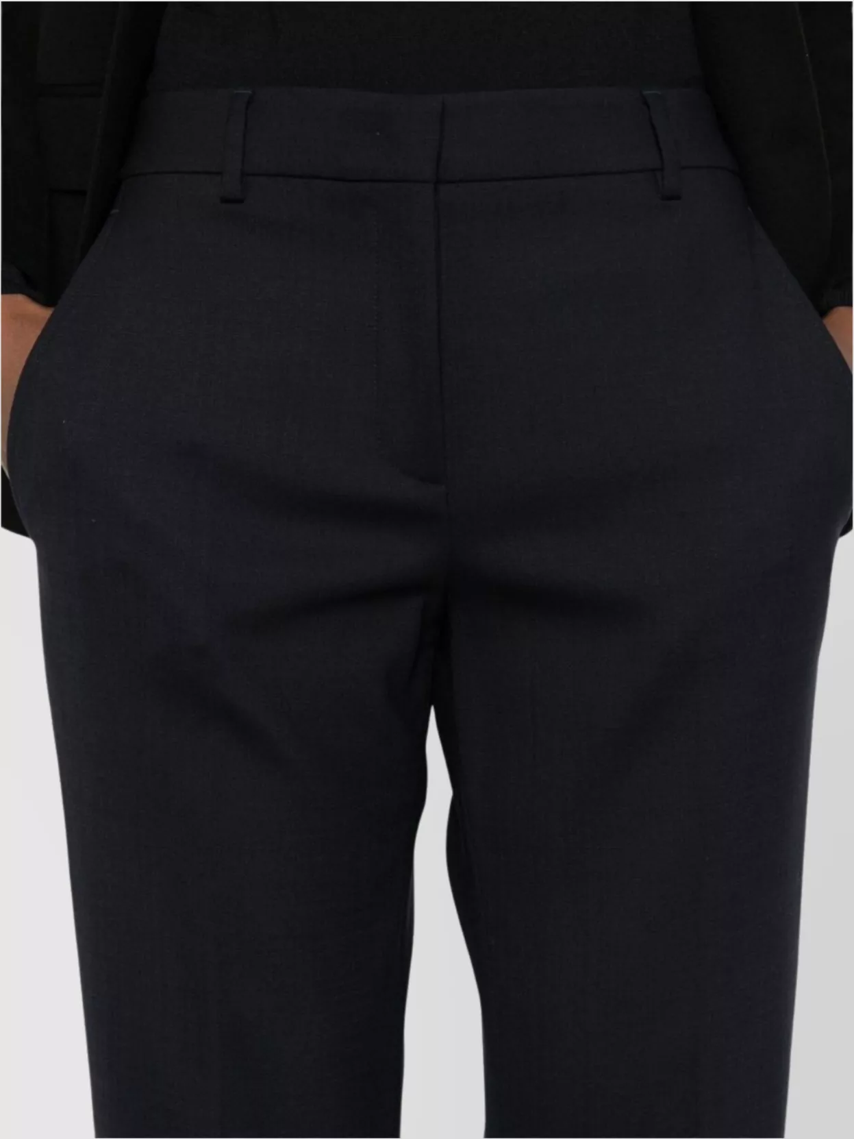 Incotex Cuffed Hem Wool Trousers