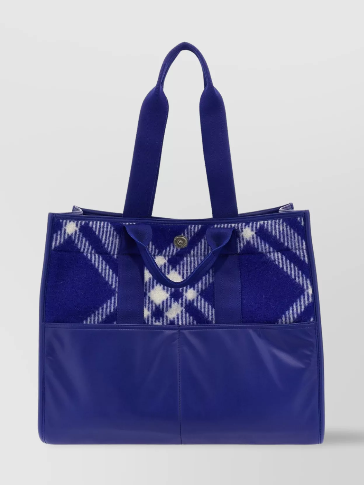 Shop Burberry Geometric Pattern Shopper Tote Bag