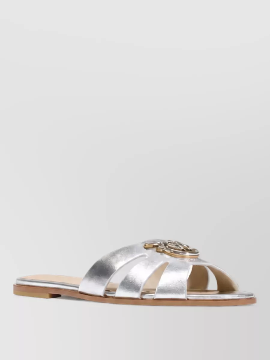 Pinko leather mules