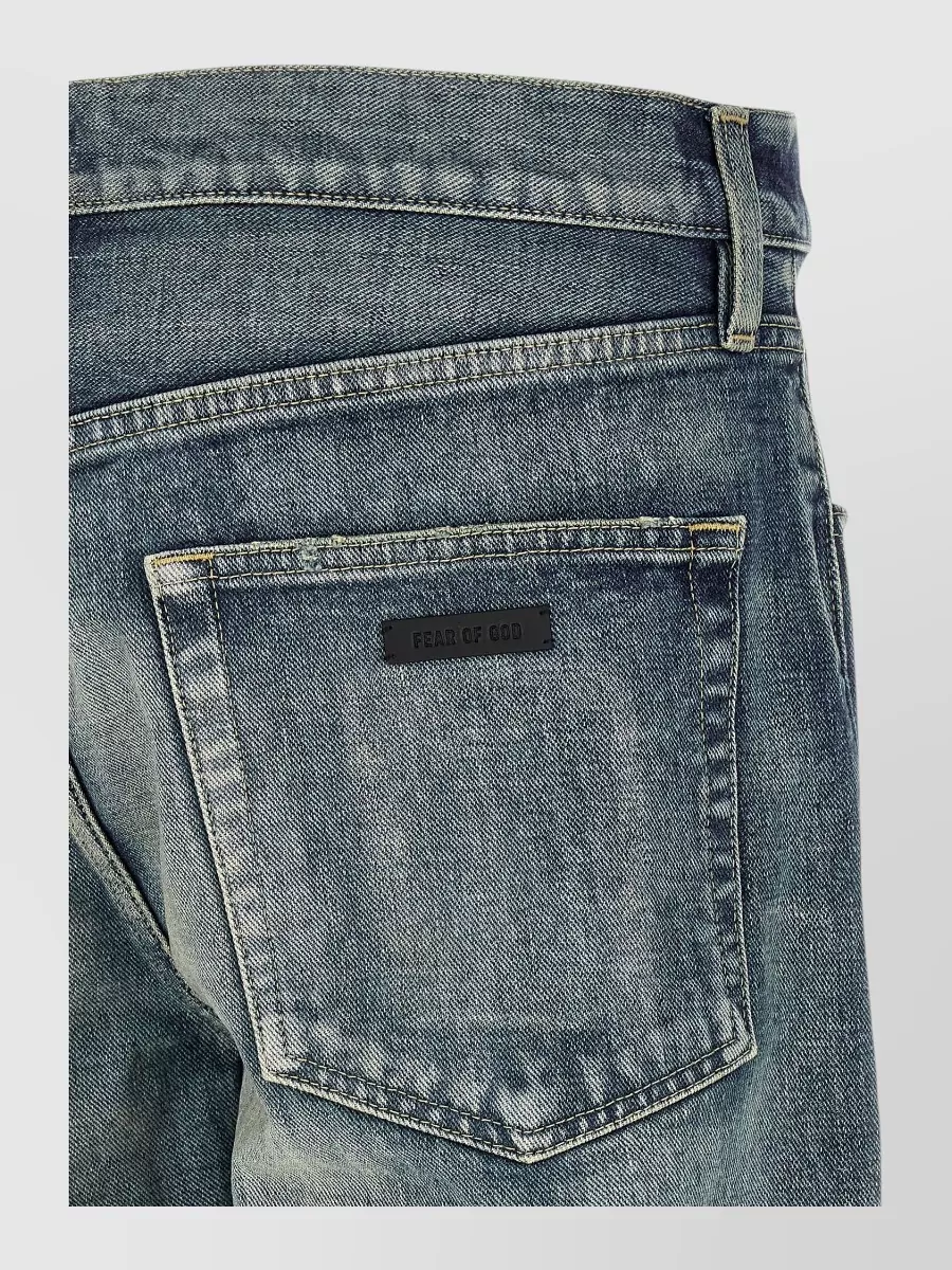 Fear Of God Denim Straight-Leg Jeans