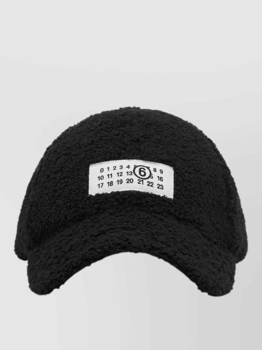 Mm6 Maison Margiela Reversible Teddy Fleece Baseball Cap