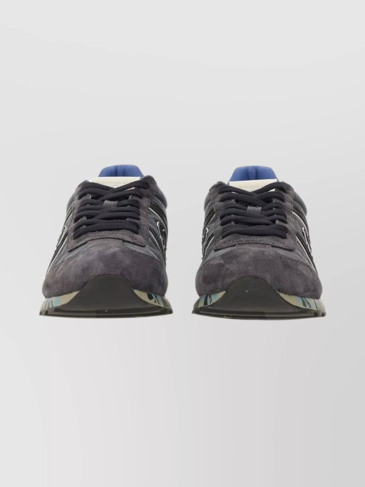 Premiata Stylish Sneakers With Contrast Sole And Round Toe