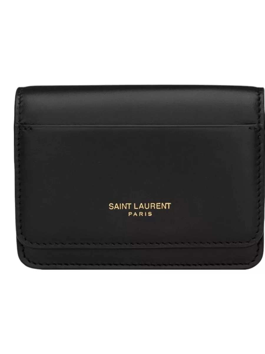 Saint Laurent Leather Card Holder