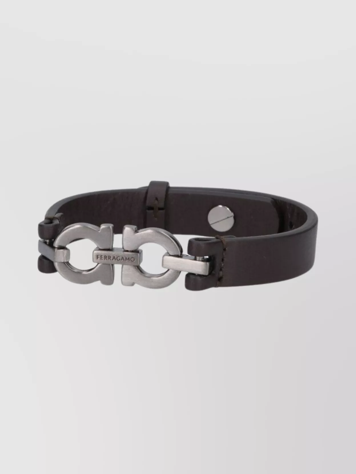 Ferragamo Metal Buckle Bracelet Featuring Unique Design