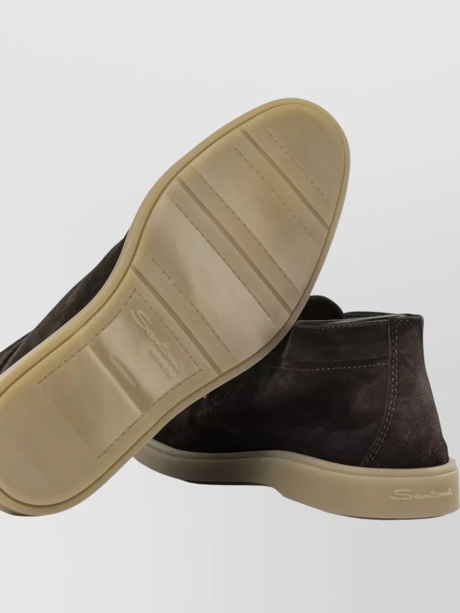 Santoni Suede Leather Boots