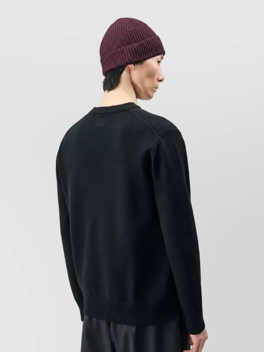 C.p. Company Virgin Wool Regular-Fit Ribbed Crew-Neck Sweater