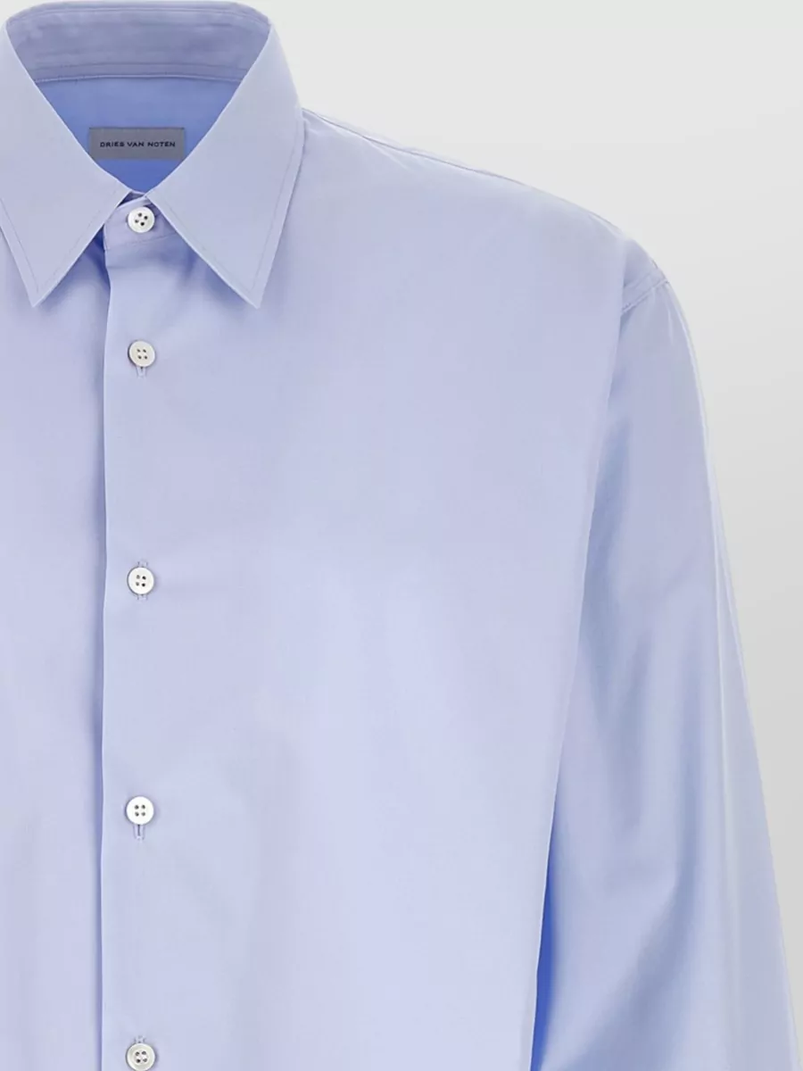 Dries Van Noten Capero Shirt Long Sleeves Floral Collar