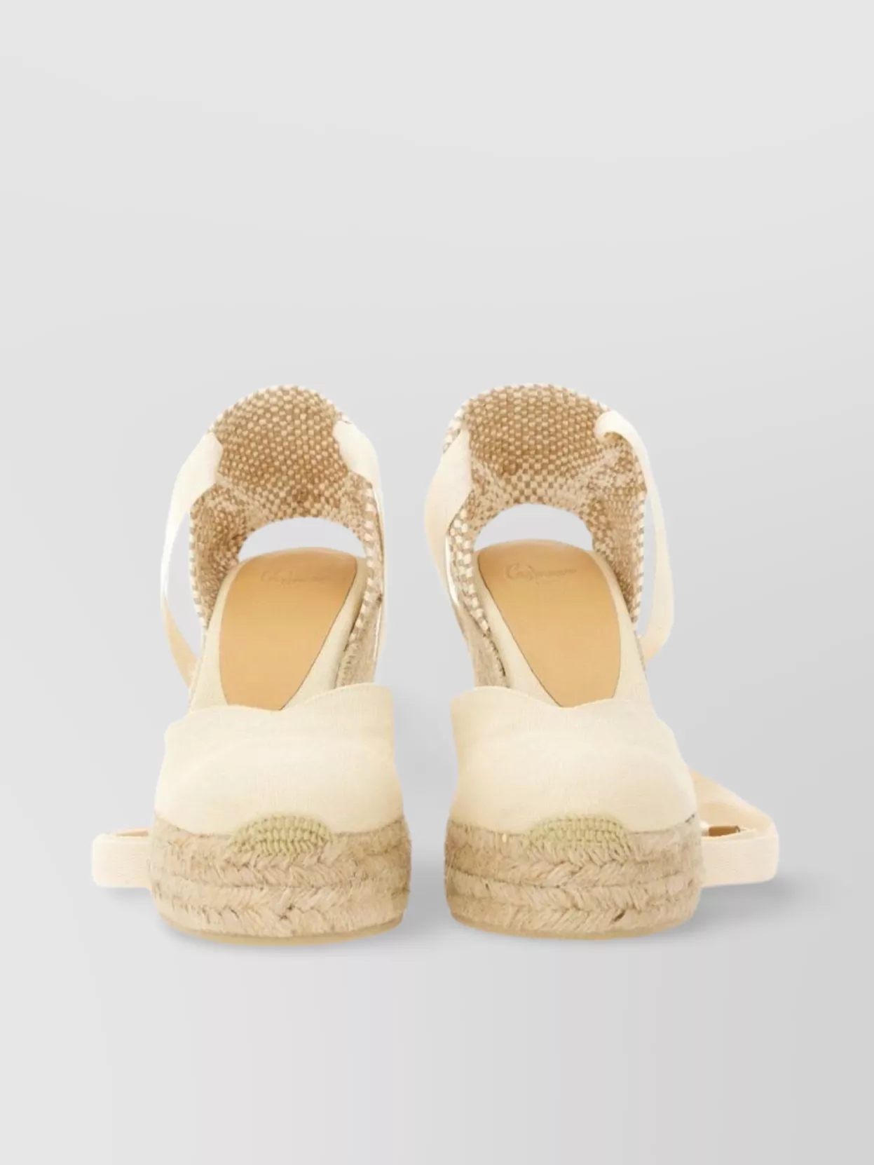 CASTAñER WEDGE HEEL CLOSED TOE CANVAS ESPADRILLE STYLE