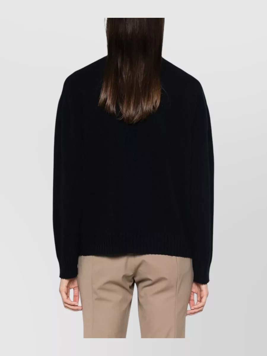 Fabiana Filippi Silk Wool Cashmere Crewneck Sweatshirt