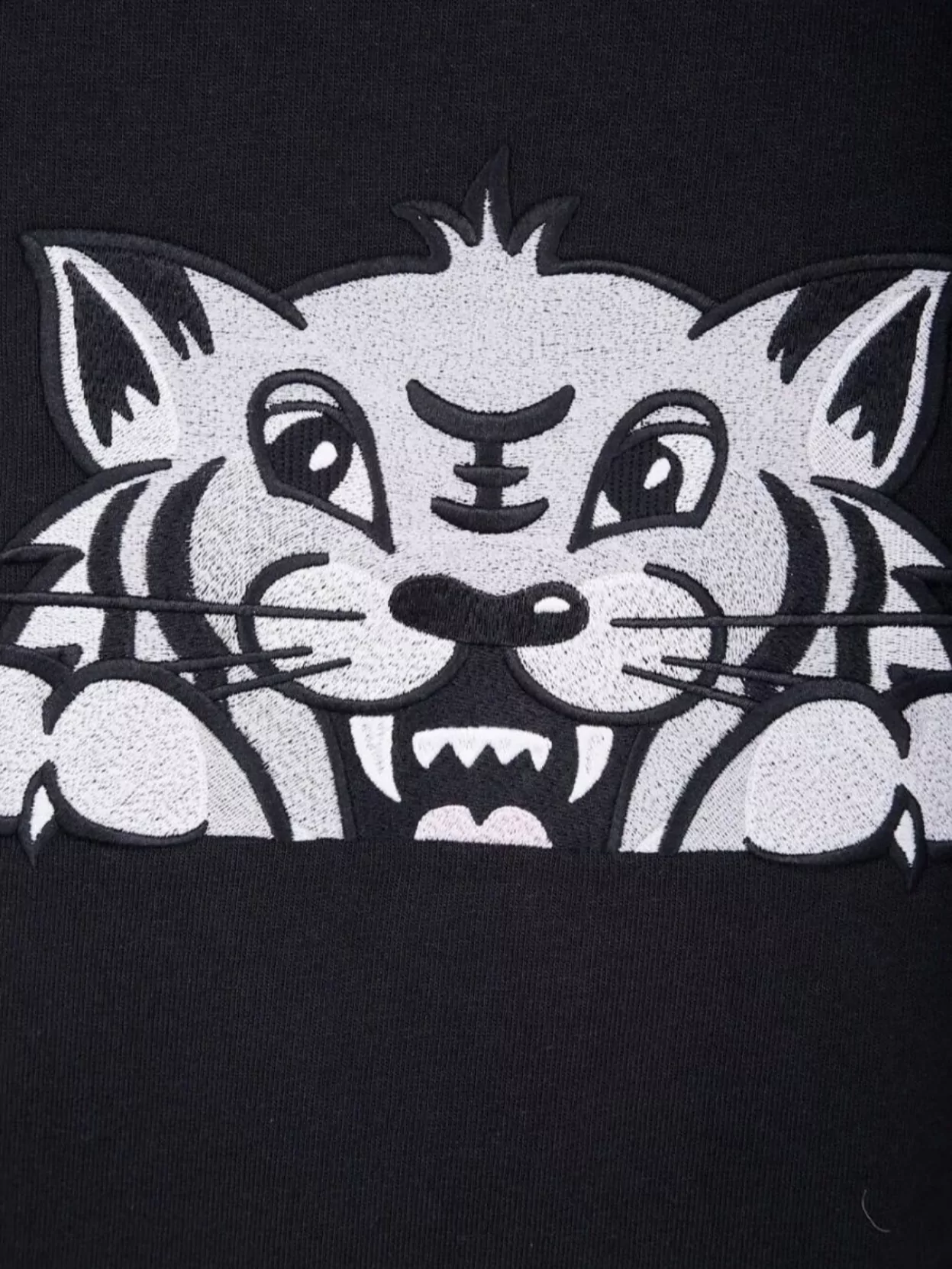 Kenzo Gots Happy Tiger Embroidered Oversize Tshirt