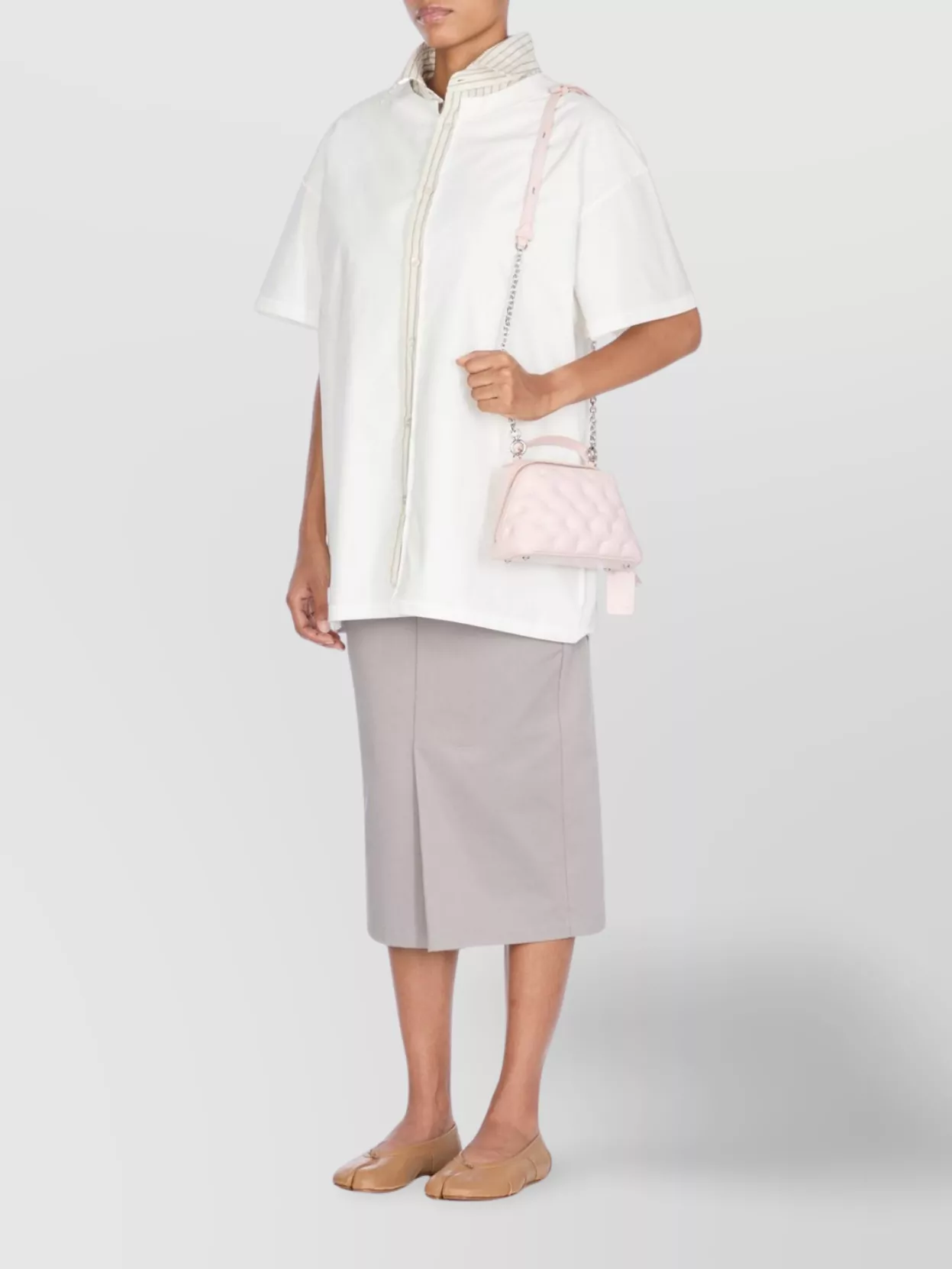Maison Margiela Quilted Women's Shoulder Bag With Top Handle
