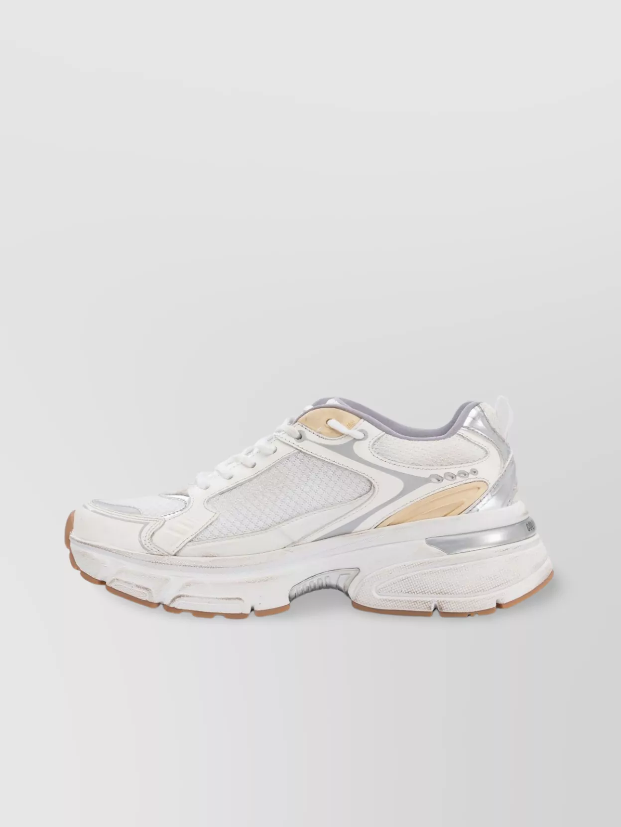Golden Goose Mesh Panel Rubber Sole Sneakers Slip-On