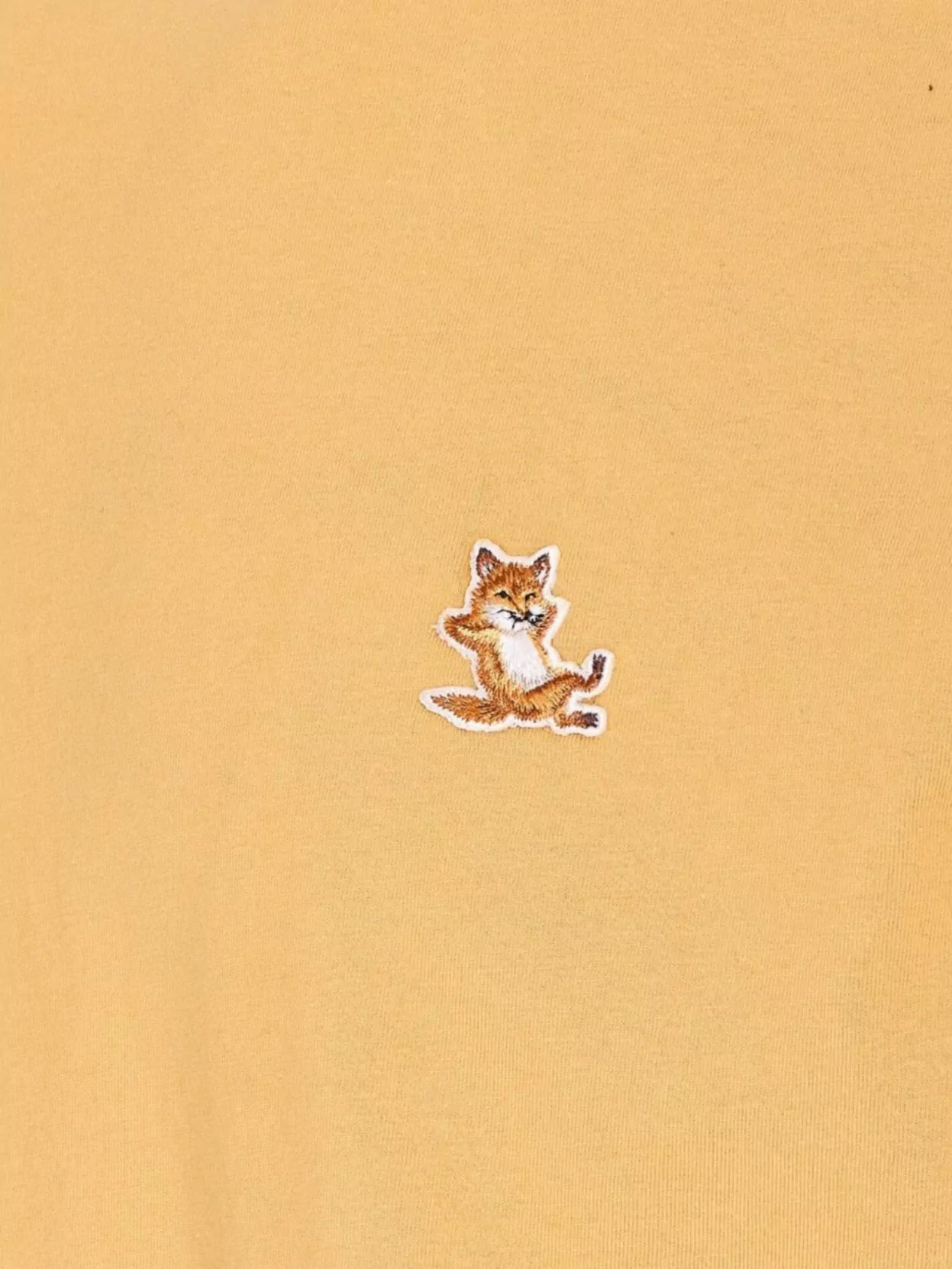 Maison Kitsuné Crewneck T-Shirt Embroidered Detail
