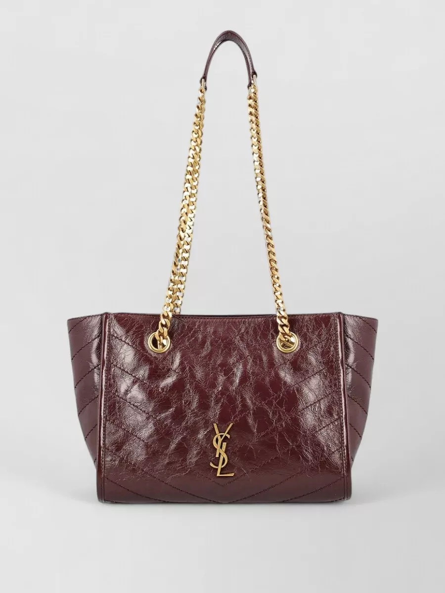 Saint Laurent niki small leather tote bag