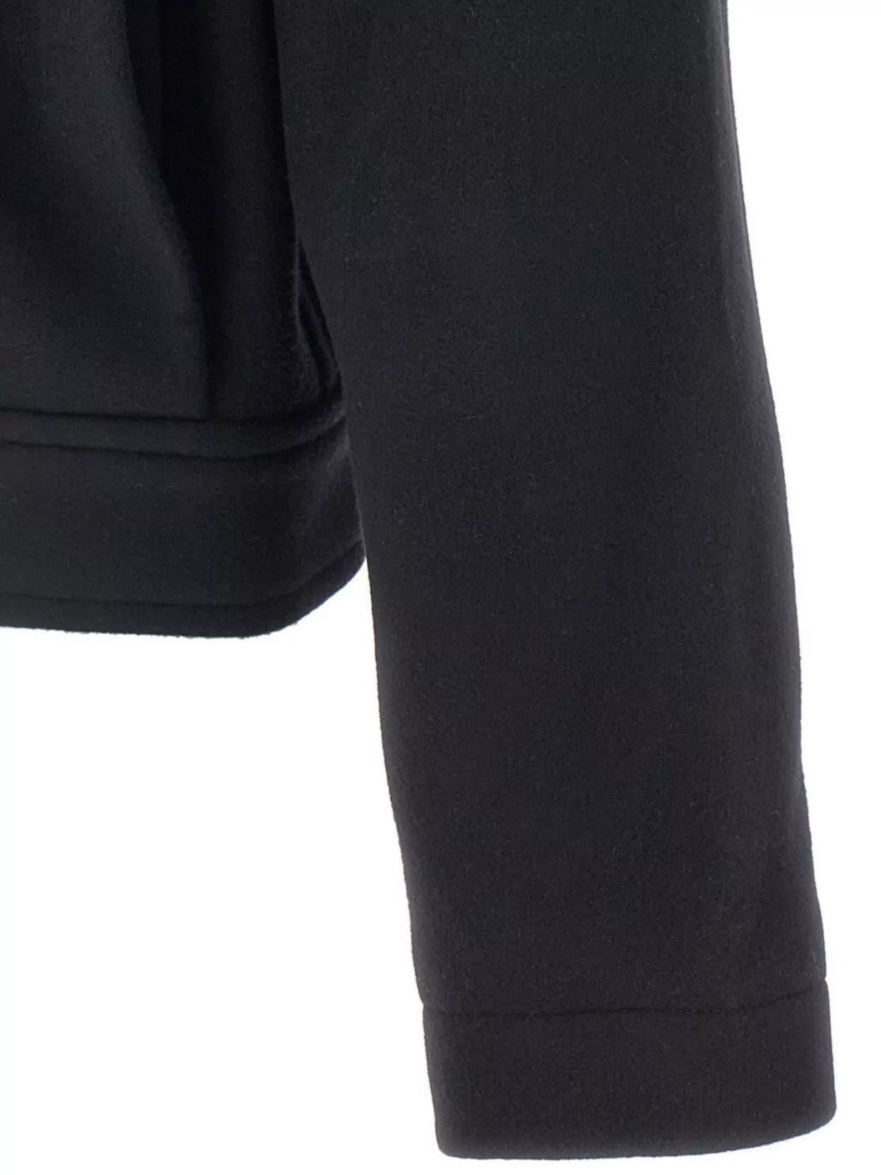 Jacquemus Cabana Duffle Coat With Hood And Long Sleeves In Black