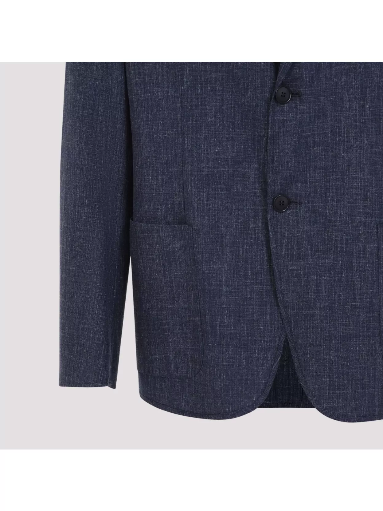 Giorgio Armani Wool Silk Linen Blend Blazer