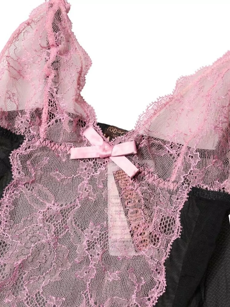 Roberto Cavalli Floral Lace Top