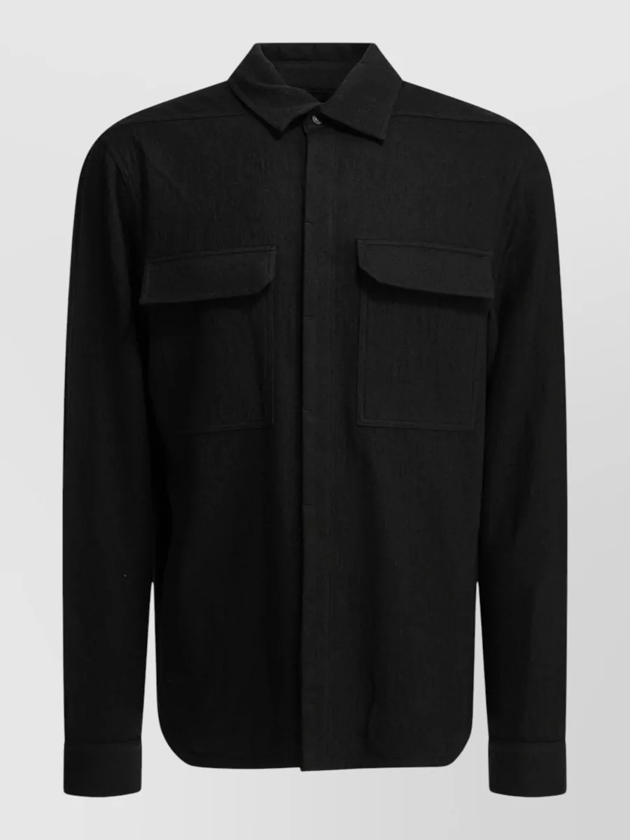 Rick Owens Cotton shirt jacket