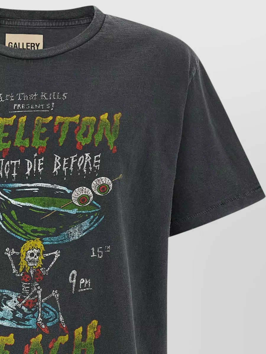 Gallery Dept. Printed Cotton Crew-Neck Short-Sleeve T-Shirt