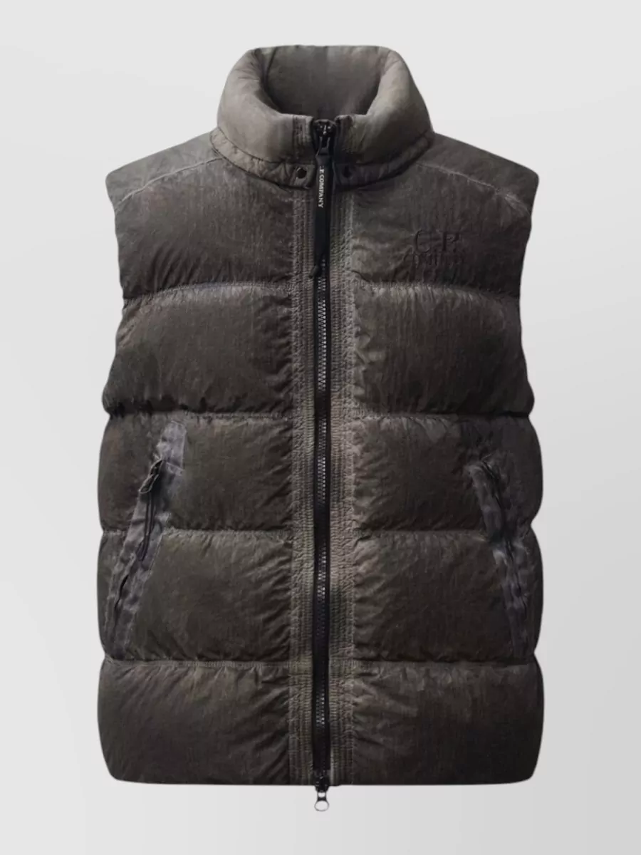 C.P. Company nylon hooded padded gilet