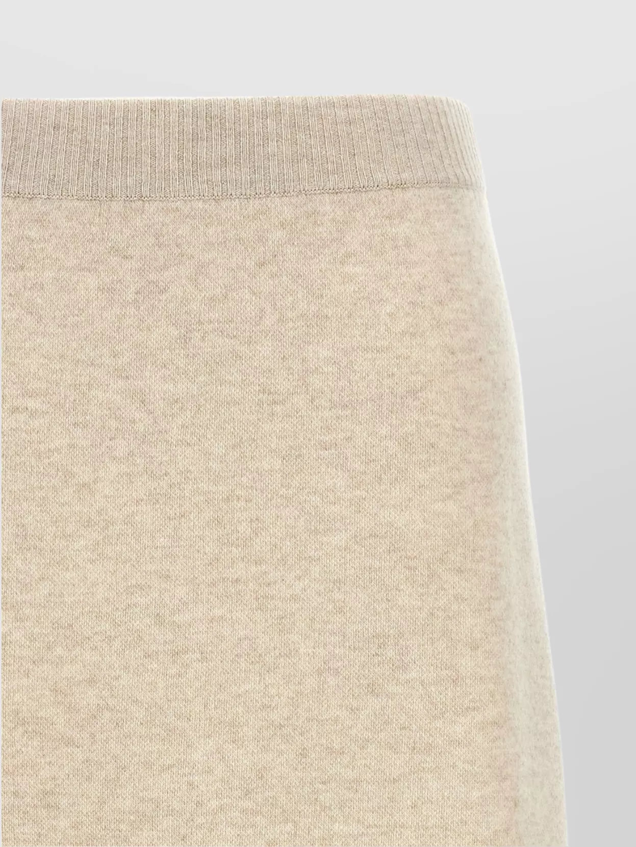 Brunello Cucinelli Cashmere Skirt Elastic Waistband