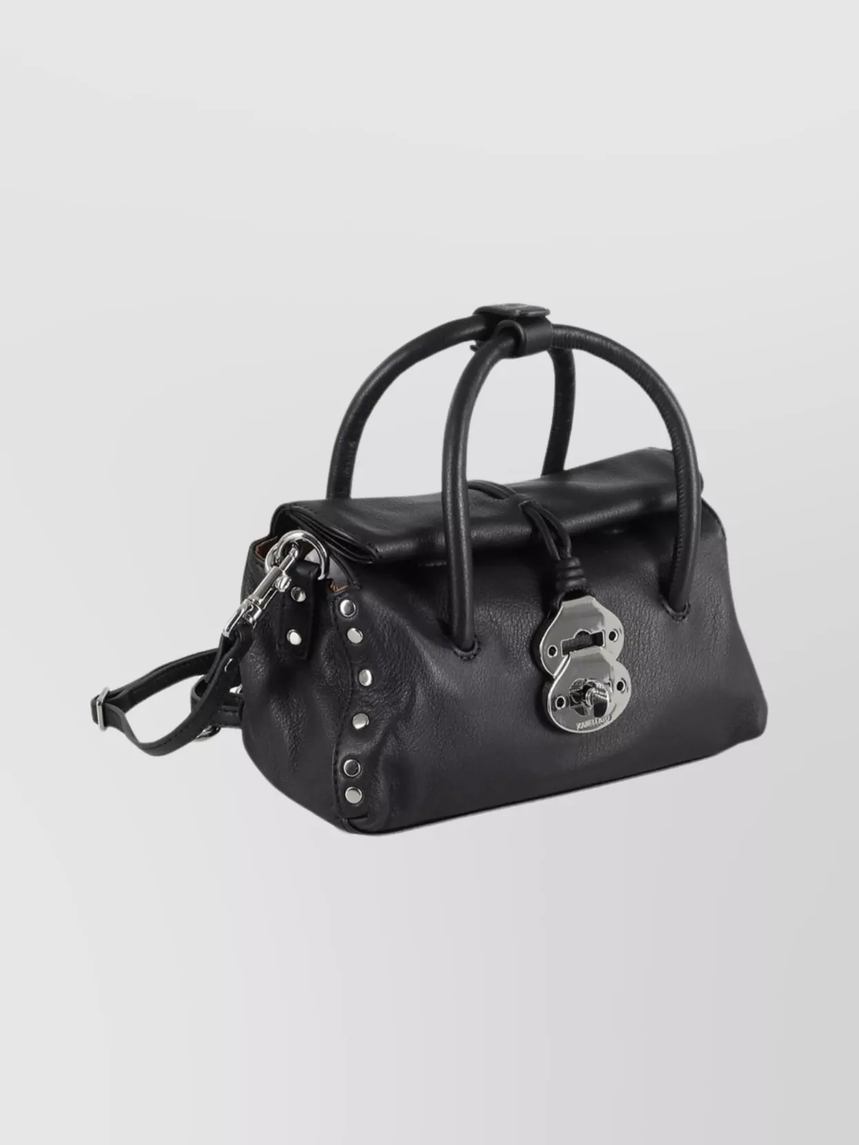 Zanellato Handmade Leather Shoulder Bag With Detachable Strap