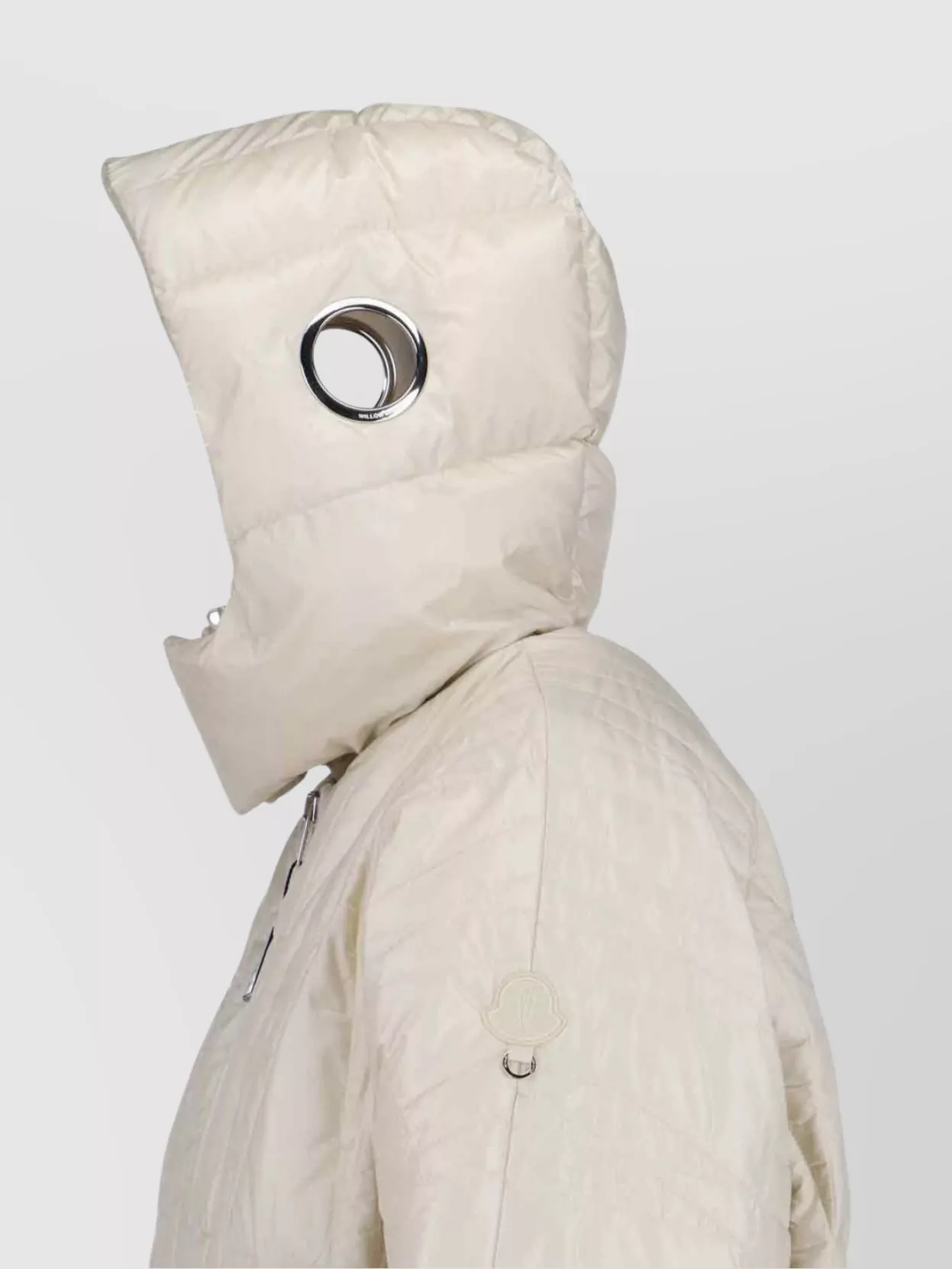 Moncler Genius Hooded Short Sleeve Quilted Drawstring Jacket