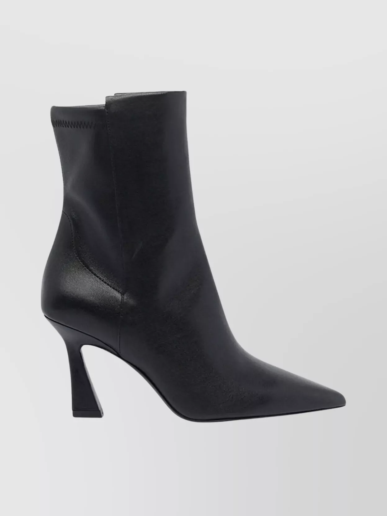 Stuart Weitzman Ankle Bootie Pointed Toe In Black