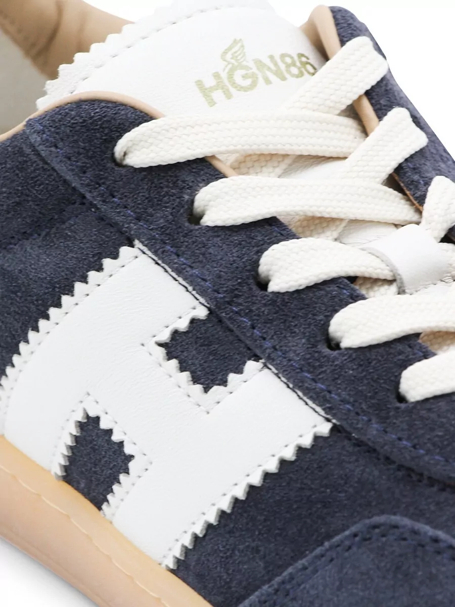 Hogan Low Top Sneakers Suede Upper Rubber Sole