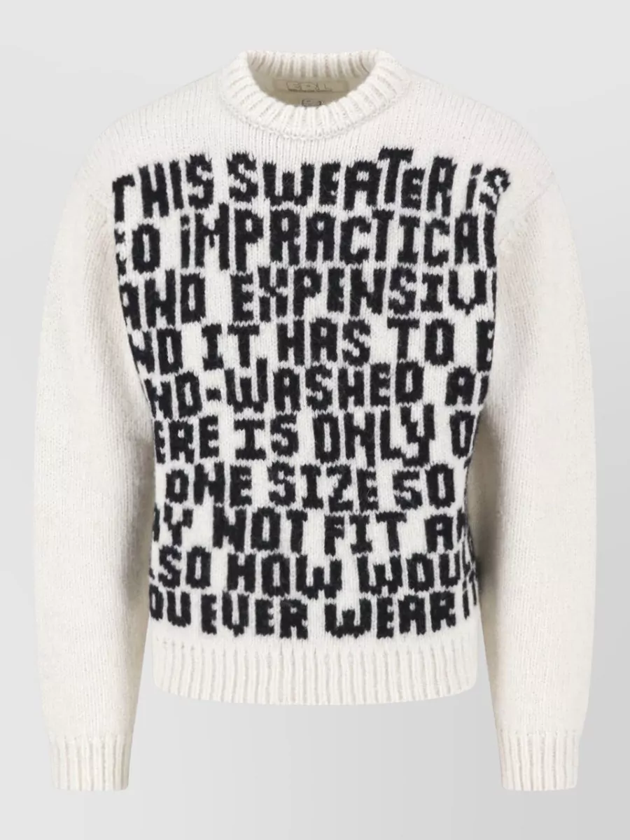 Erl alpaca crewneck jumper