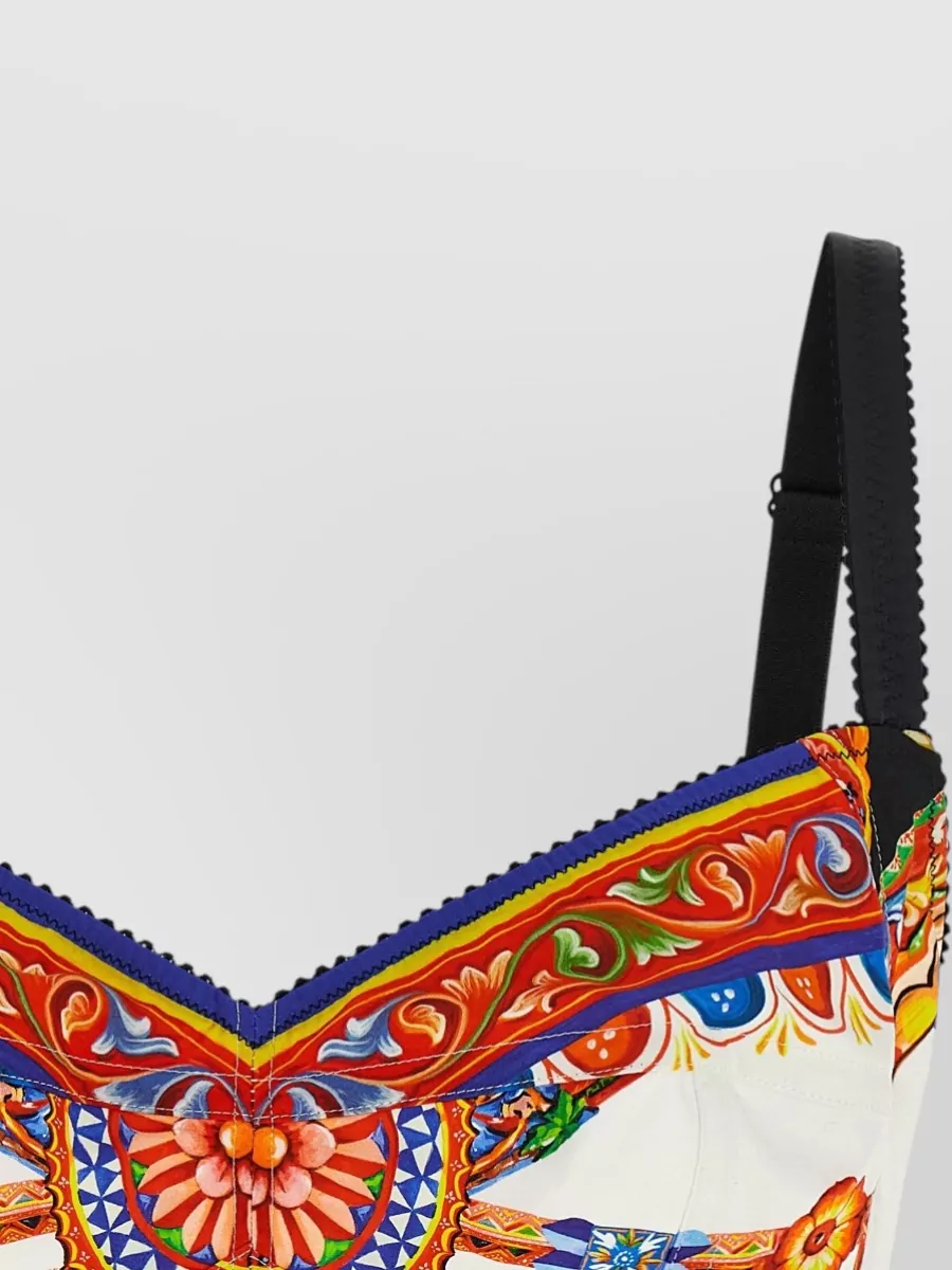 Dolce&Gabbana Printed Crop Top