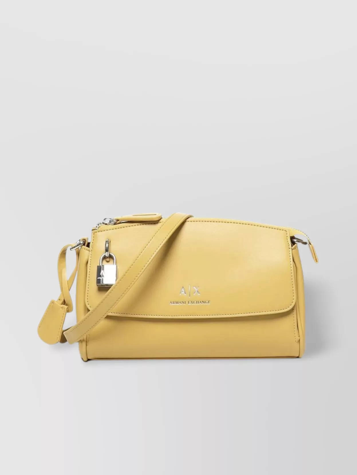 Armani Exchange Shoulder Bag With Lock And Key Charm