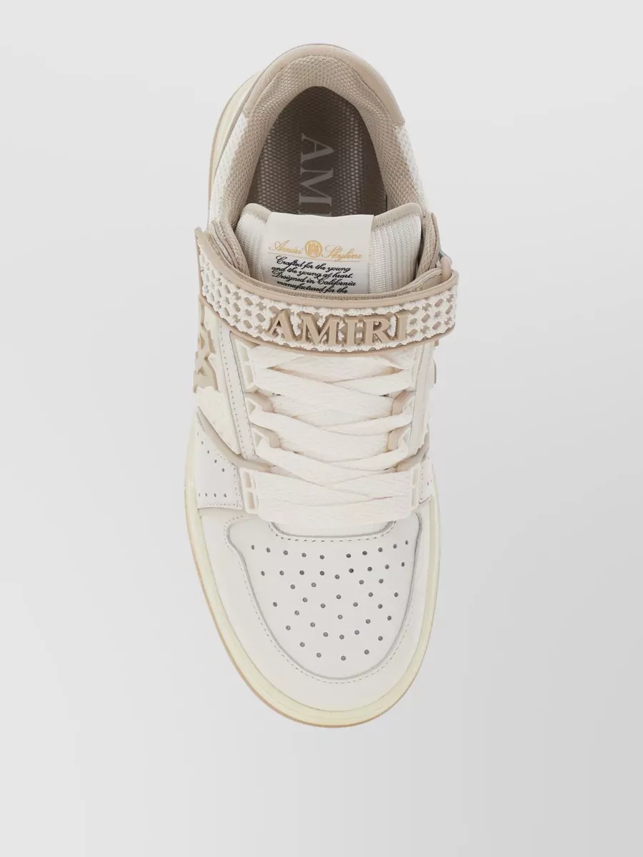 Amiri Skyline Low Top Sneakers Contrast Paneling