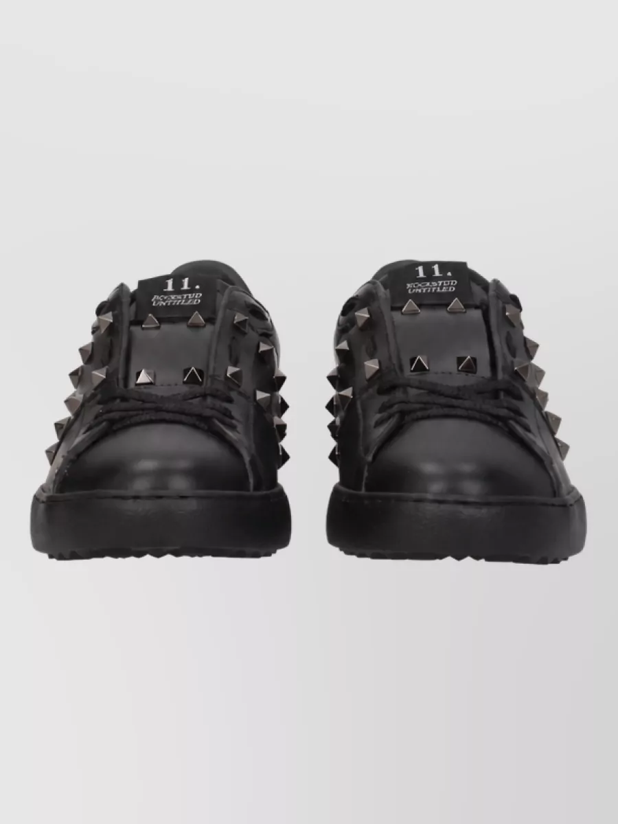 Valentino Garavani Leather Lace-Up Sneakers