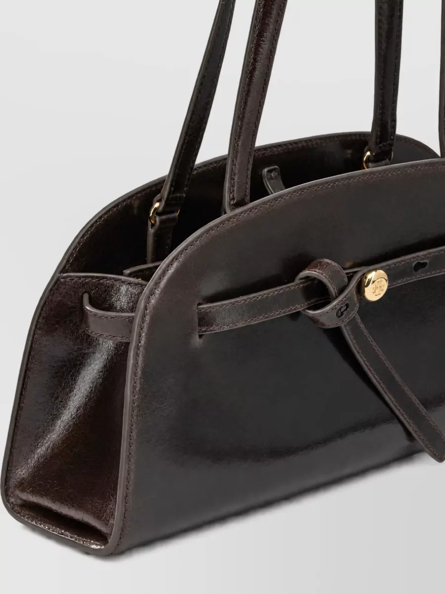 Tory Burch Romy Medium Suede Clutch Bag