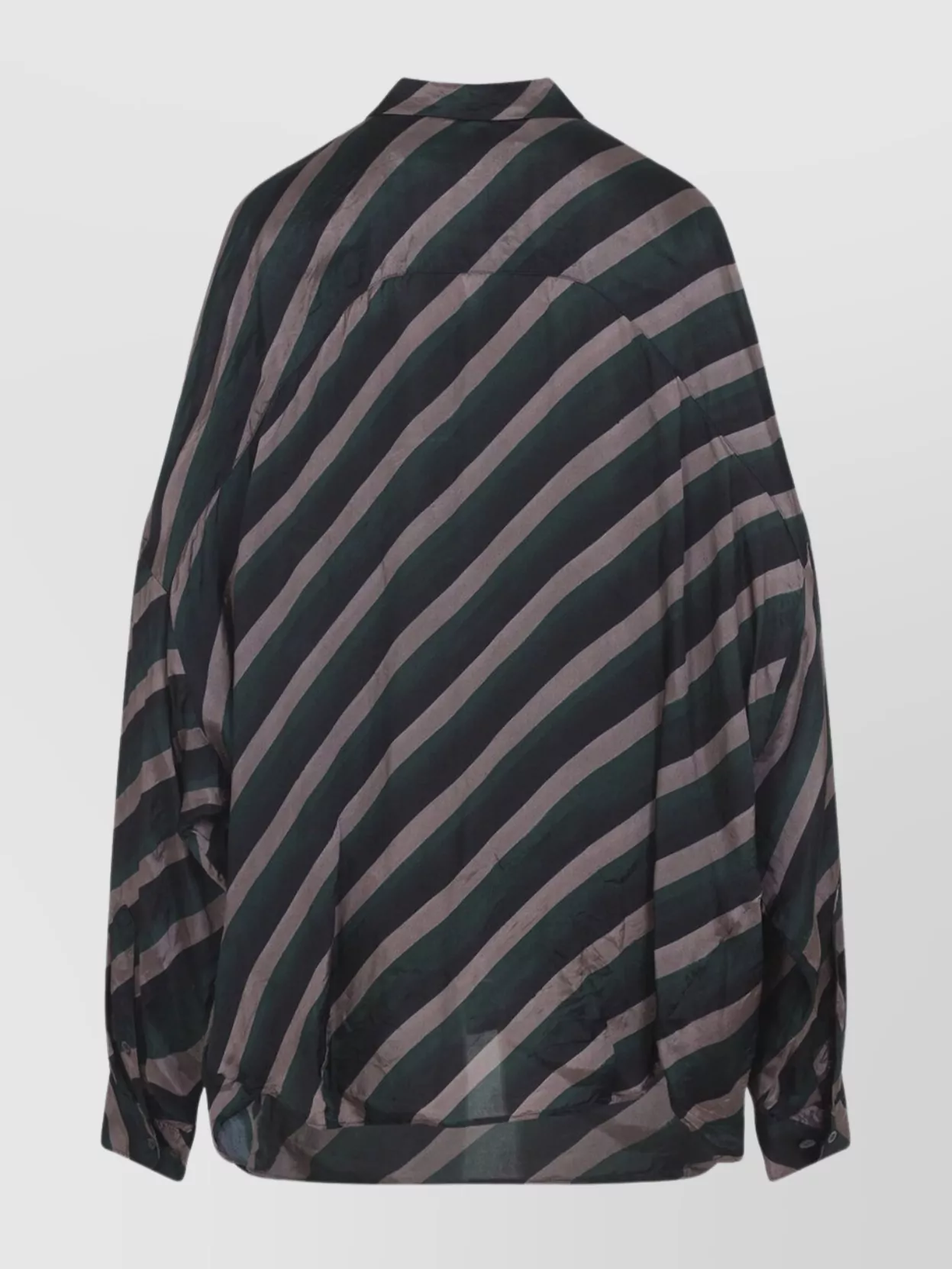 Dries Van Noten Striped Long Sleeve Casual Shirt In Multi