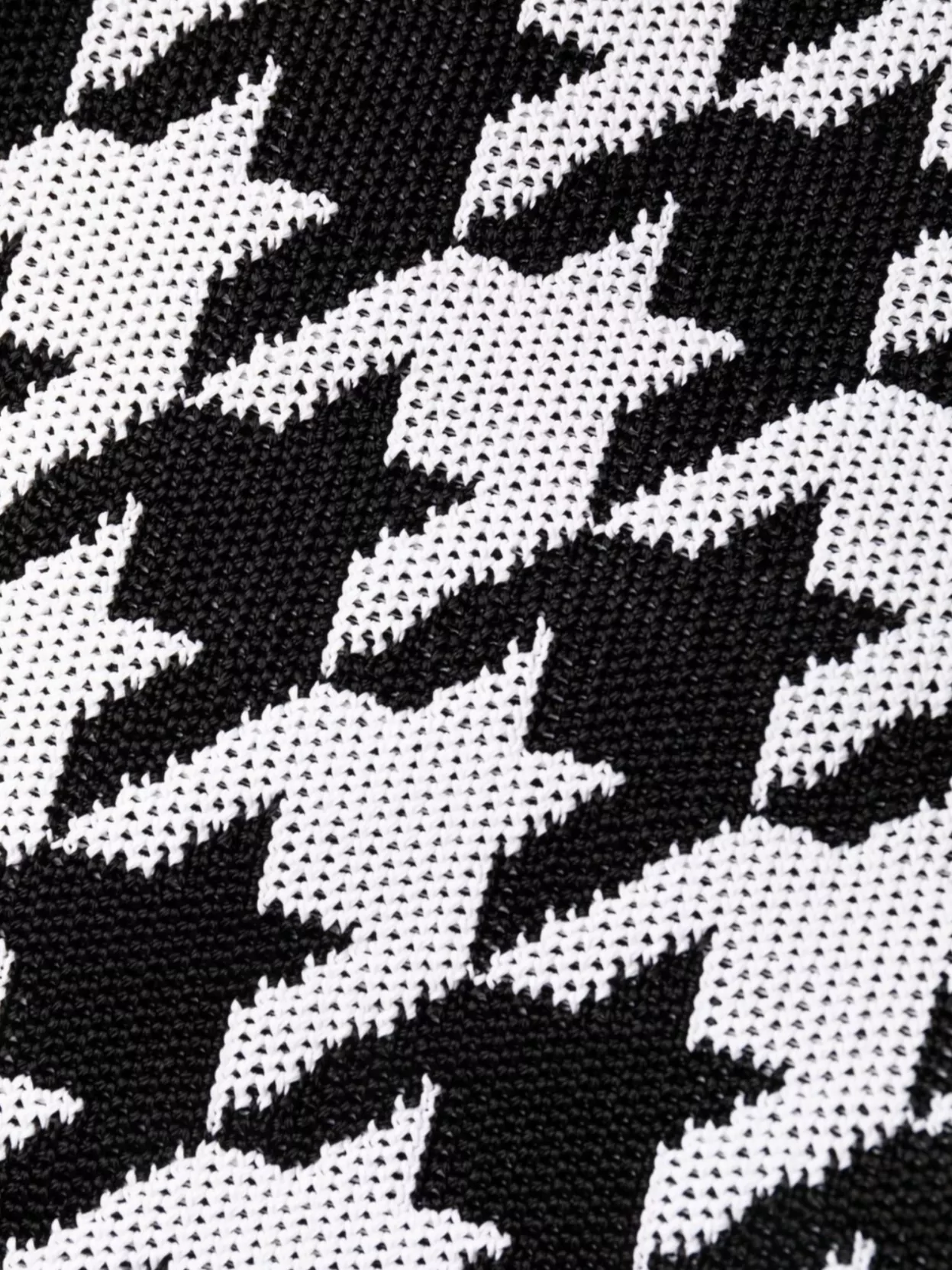 Balmain Sleeveless Knit Dress Houndstooth Print