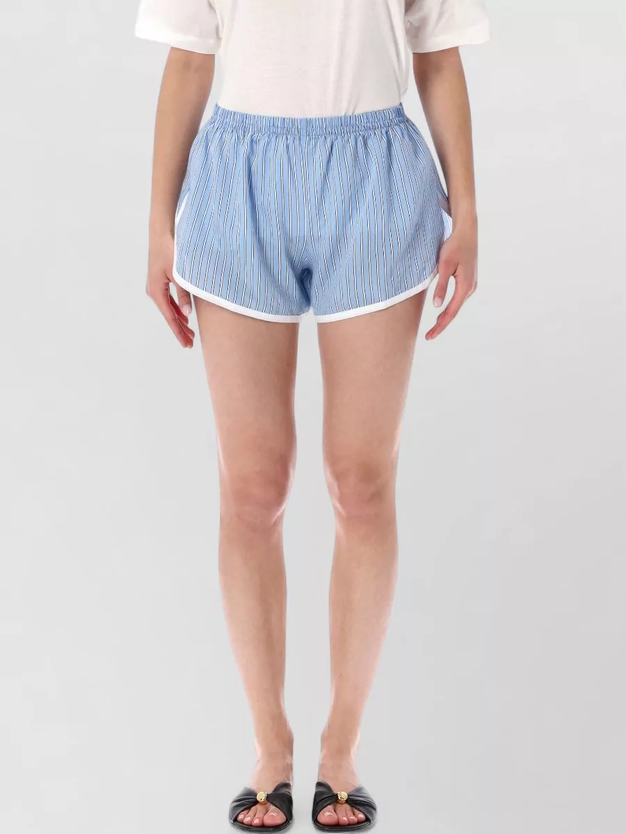 The Frankie Shop striped mini boxer shorts