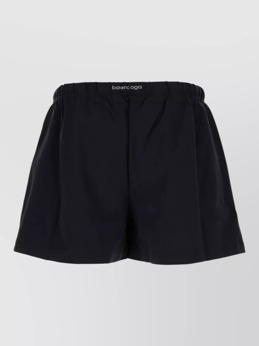 Balenciaga two-tone stretch nylon swim shorts