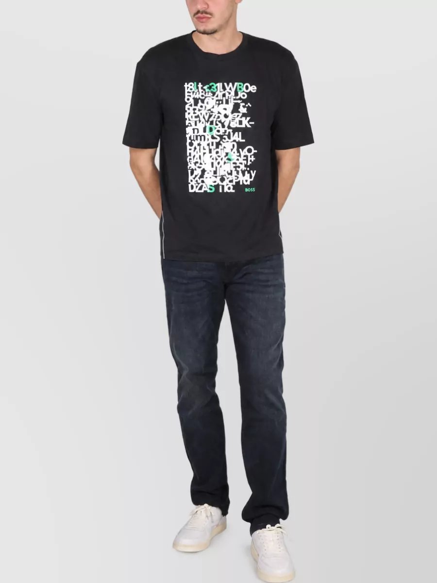 Boss logo print t-shirt