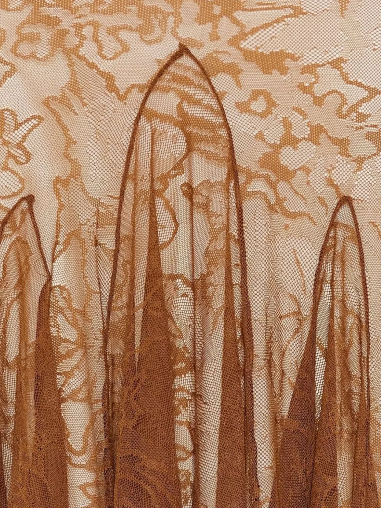 David Koma Floral Lace High Waist Maxi Skirt