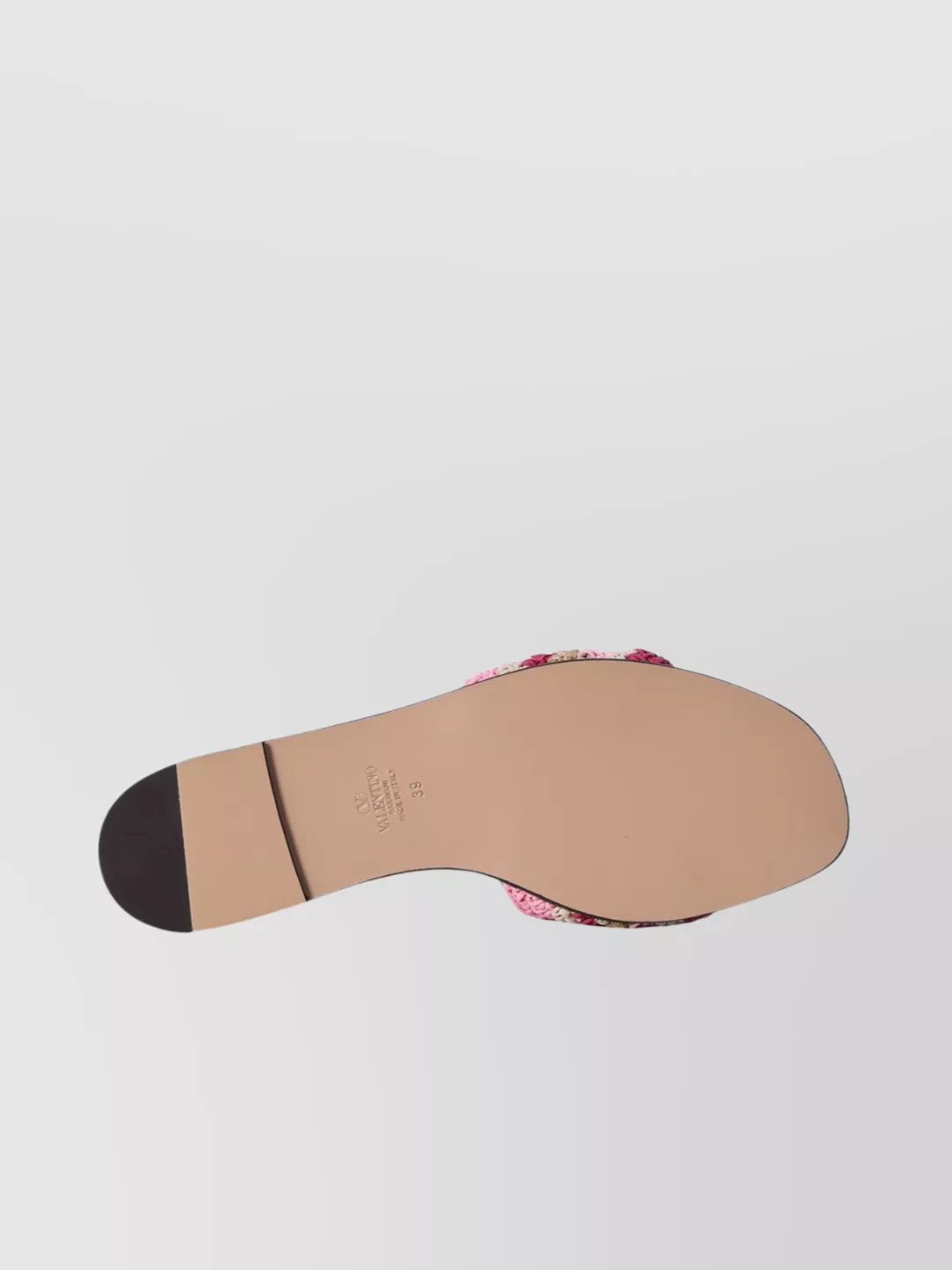 Valentino Garavani Signature Logo Slide Sandals
