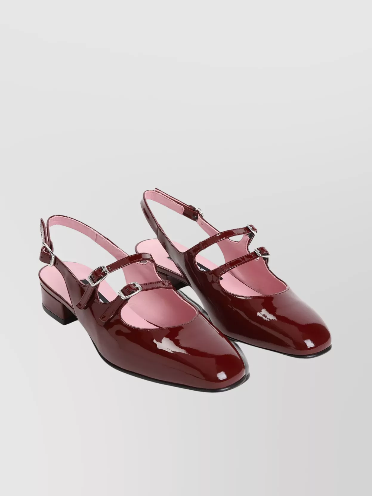 Shop Carel Block Heel Almond Toe Mules
