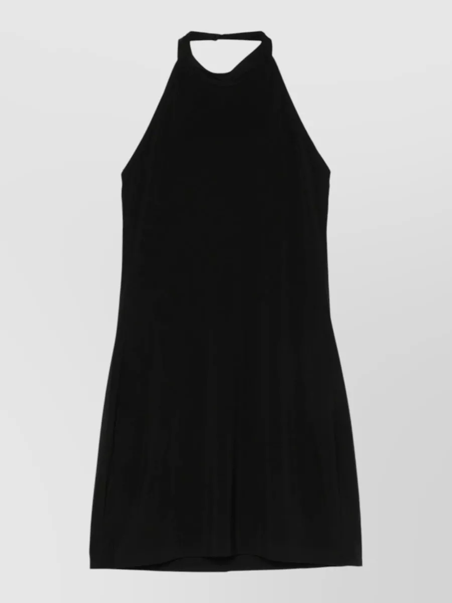 Norma Kamali halterneck mini dress
