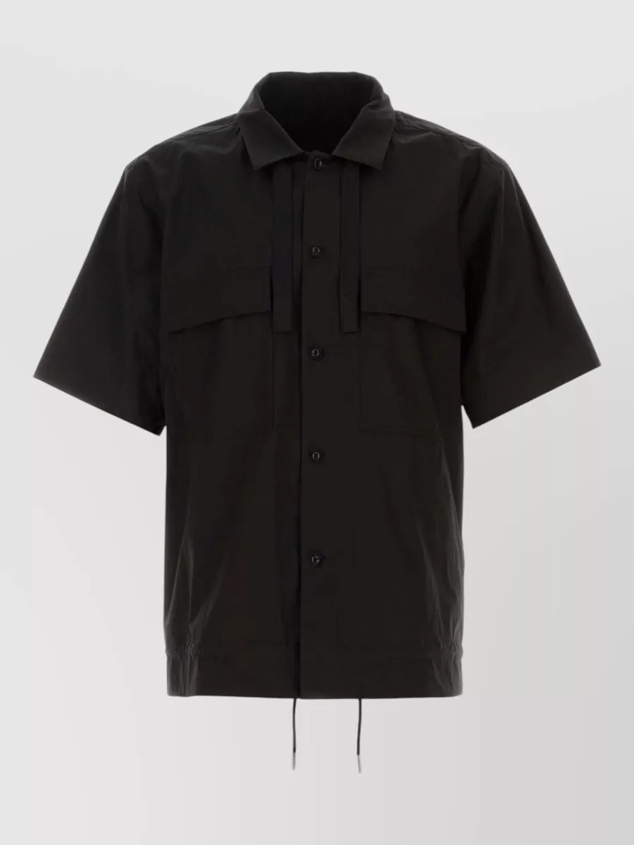Sacai oversized shirt jacket