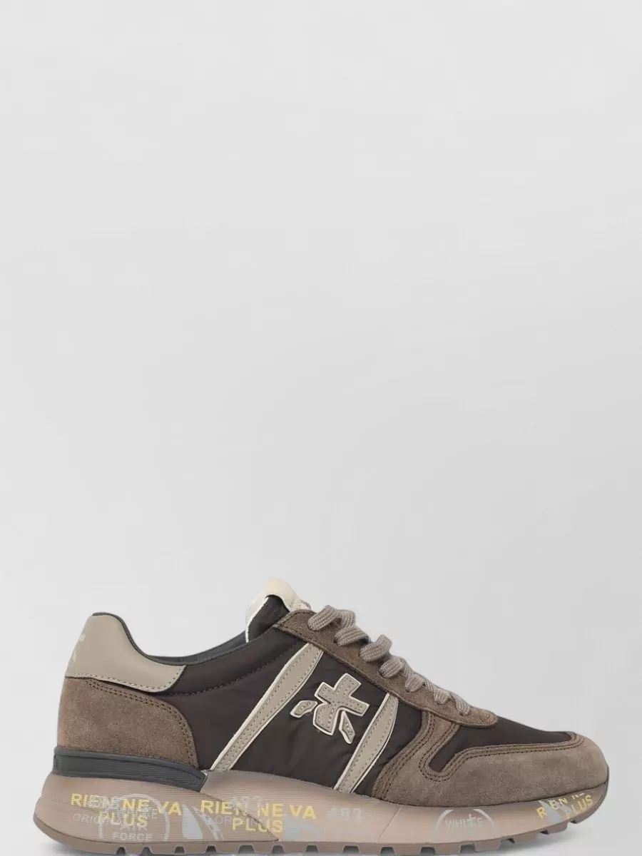 Premiata Suede Low-Top Sneakers