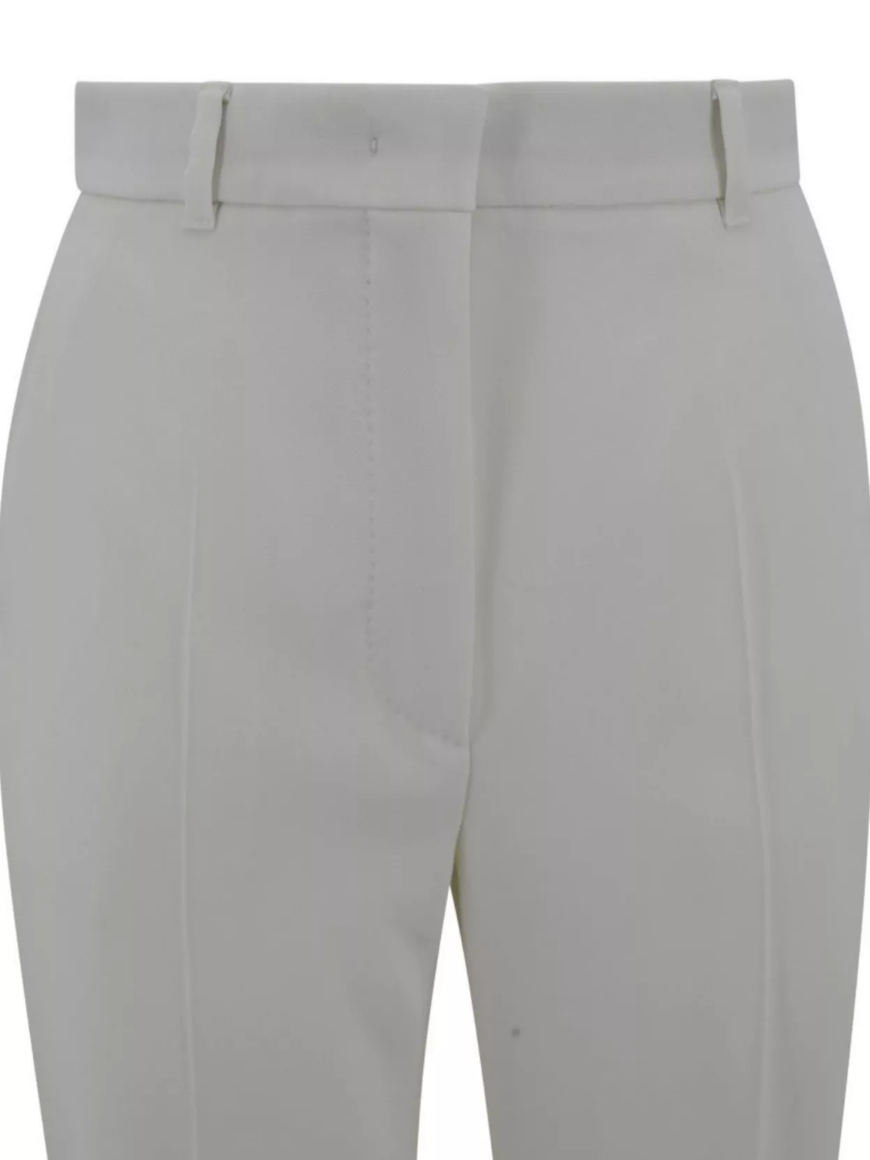 'S MAX MARA WOOL CREPE SATIN TROUSERS