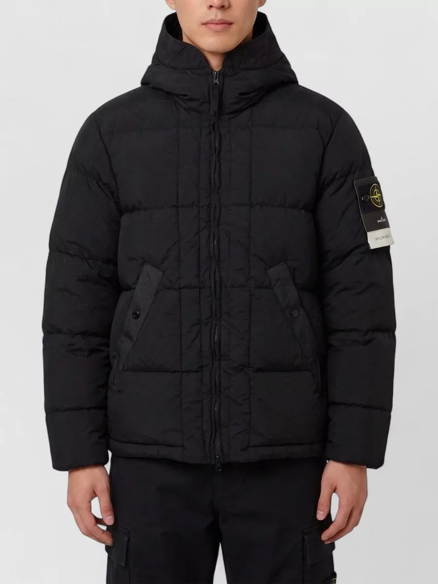 Stone Island nylon down puffer jacket